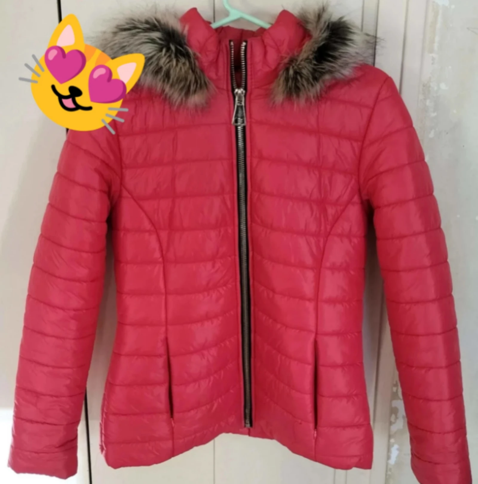 Doudoune rouge M